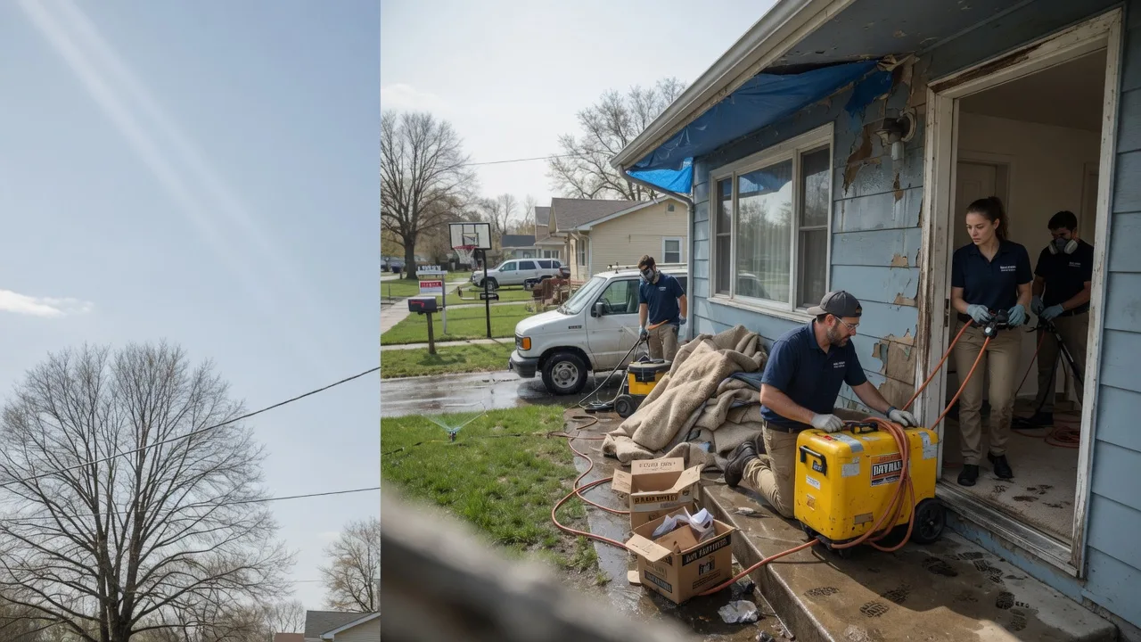 Basement Flood Cleanup in Berwick, IL near me